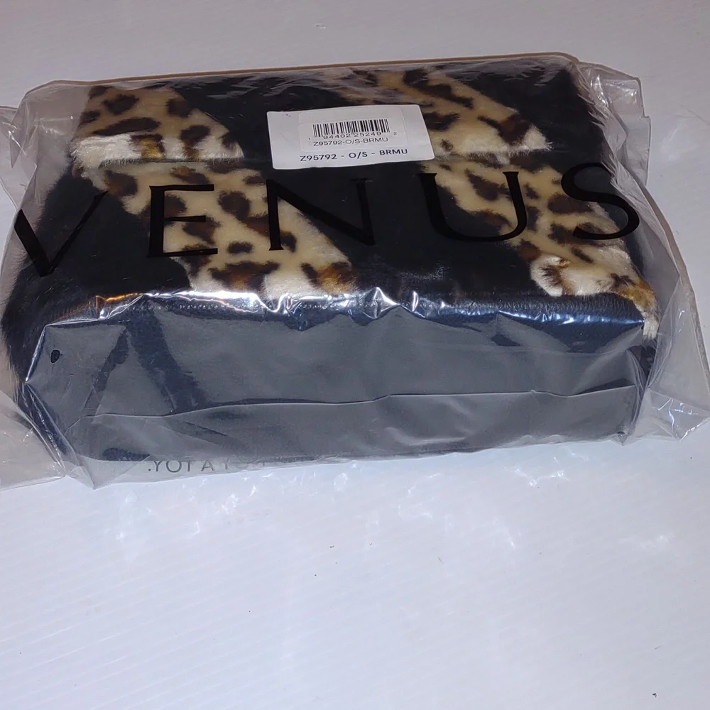 VENUS Animal Print Fold Over Purse